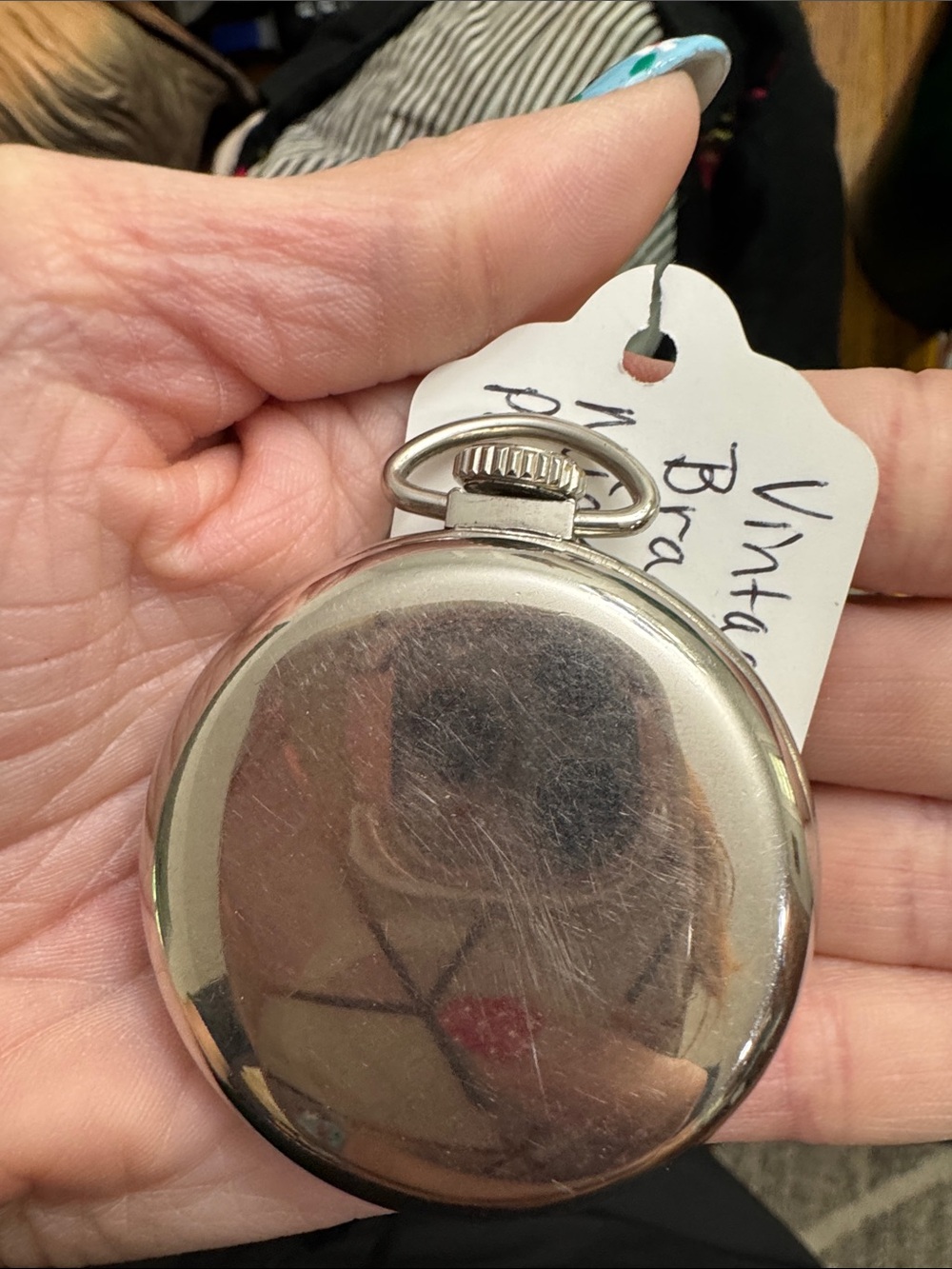 Vintage Bradley Mickey Mouse Pocket Watch - Picture 2 of 2